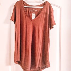 Maroon aero blouse